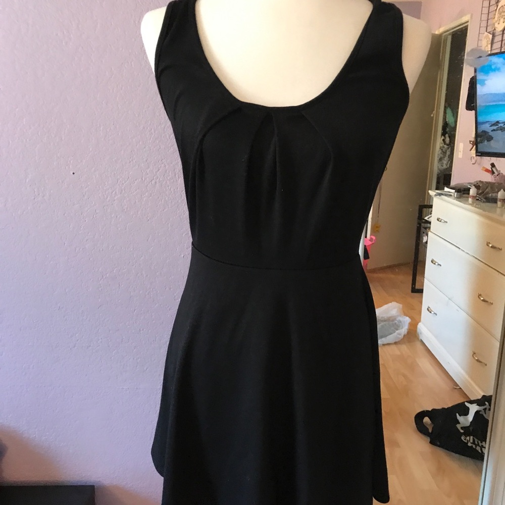 Black maxi dress